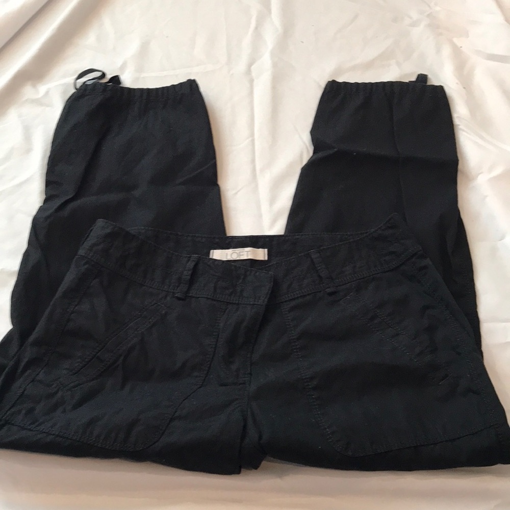 NWOT Black Capris
